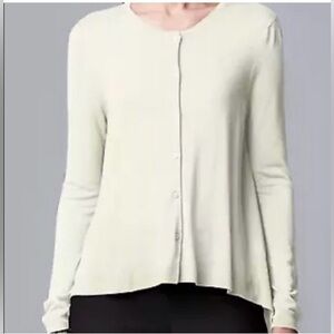 Simply Vera Vera Wang Marshmallow Swing Cardigan